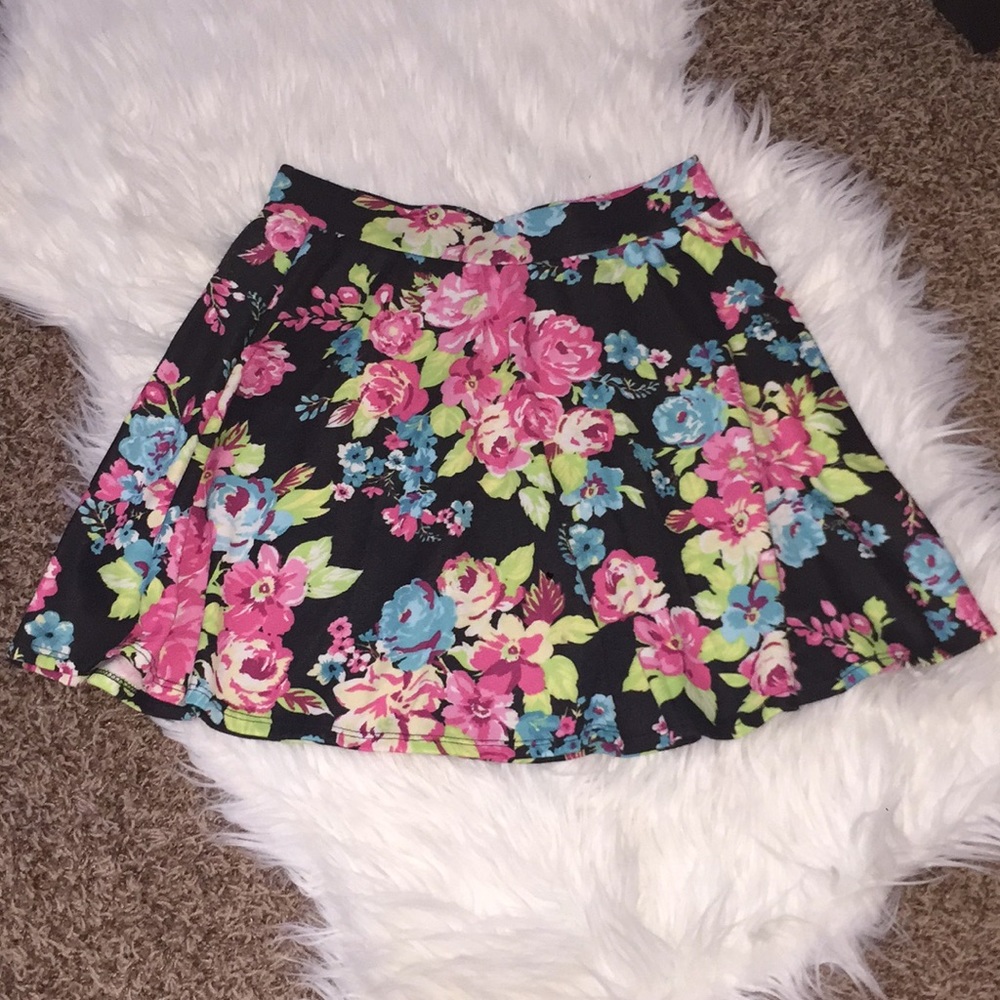 Floral Skater Skirt